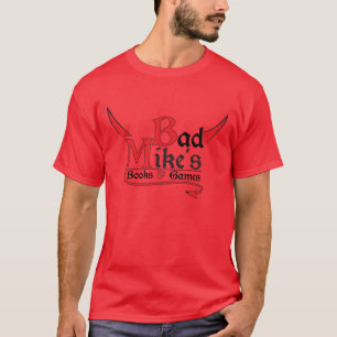 Badmikes bokar & lekt-skjorta tee shirt