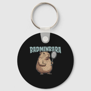 Badminbara Shuttle Racquet - Team Badminton Capyba Nyckelring