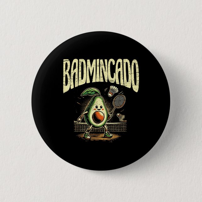 Badmincado Badmintonspelare Shuttle  Knapp (Framsida)