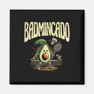 Badmincado Badmintonspelare Shuttle  Magnet