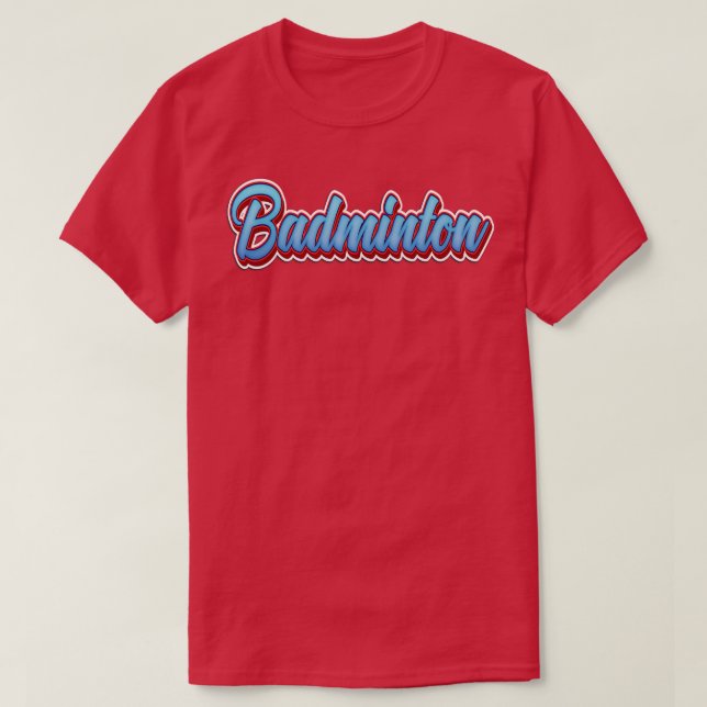 Badminton 1 t shirt (Design framsida)
