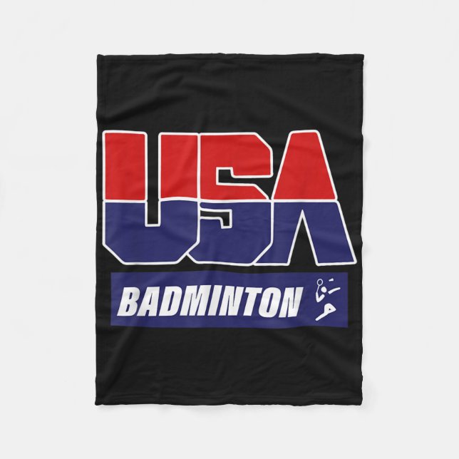 Badminton 2021 Usa  Fleecefilt (Framsidan)
