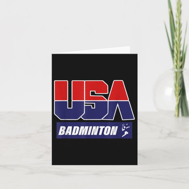 Badminton 2021 USA Kort (Framsida)
