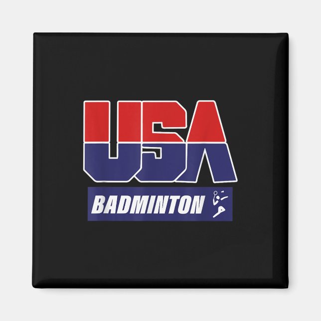 Badminton 2021 Usa  Magnet (Framsidan)