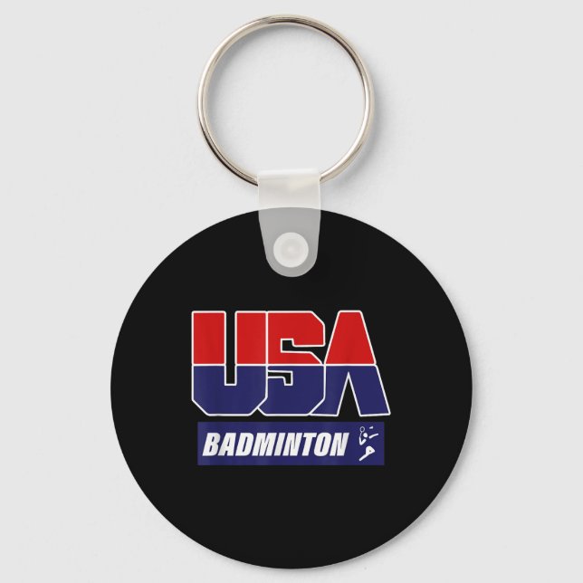 Badminton 2021 Usa  Nyckelring (Framsida)