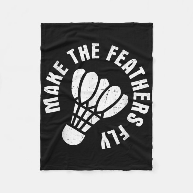 Badminton 4  fleecefilt (Framsidan)