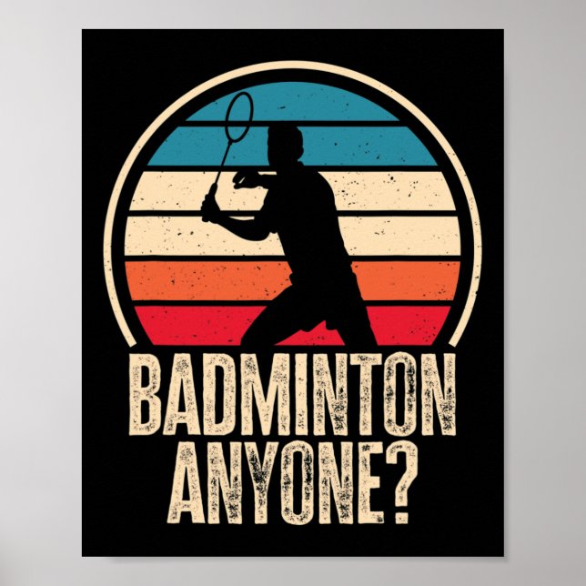 Badminton All Badminton Älskare Poster (Framsidan)