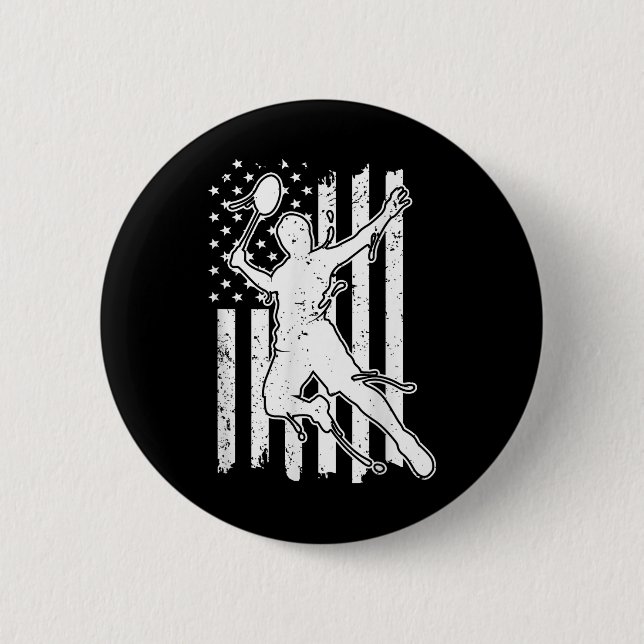 Badminton American Flag - Shuttle America Flag Bad Knapp (Framsida)