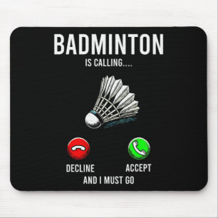 Badminton anropar Shuttle Älskare Player Coach Gr Musmatta