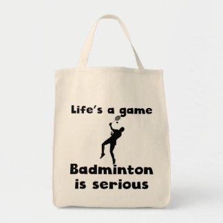 Badminton är allvarlig tygkasse