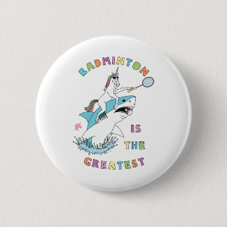 Badminton är den Underbarare Unicorn Riding Shark Knapp