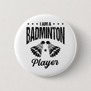 Badminton Är Mitt Liv Badminton Spelare Shuttle Knapp