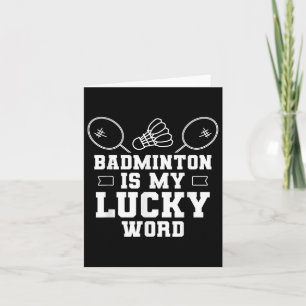 Badminton är mitt lyckliga ord Lagsports Coach Shu Kort