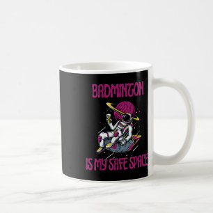 Badminton är mitt Säkra område, Astronaut Racket S Kaffemugg