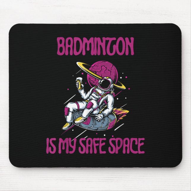Badminton är mitt Säkra område, Astronaut Racket S Musmatta (Framsidan)