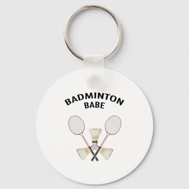 Badminton Babe Nyckelring (Framsida)