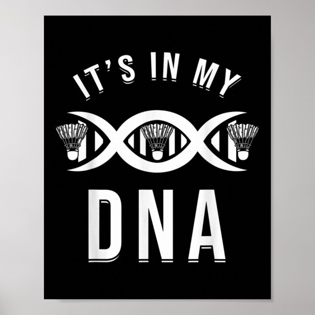 Badminton Badminton Coach Team Badminton Player Poster (Framsidan)