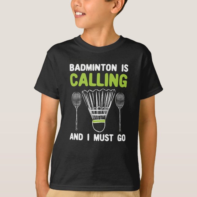 Badminton - Badminton kallar Badminton Gift T Shirt (Framsida)