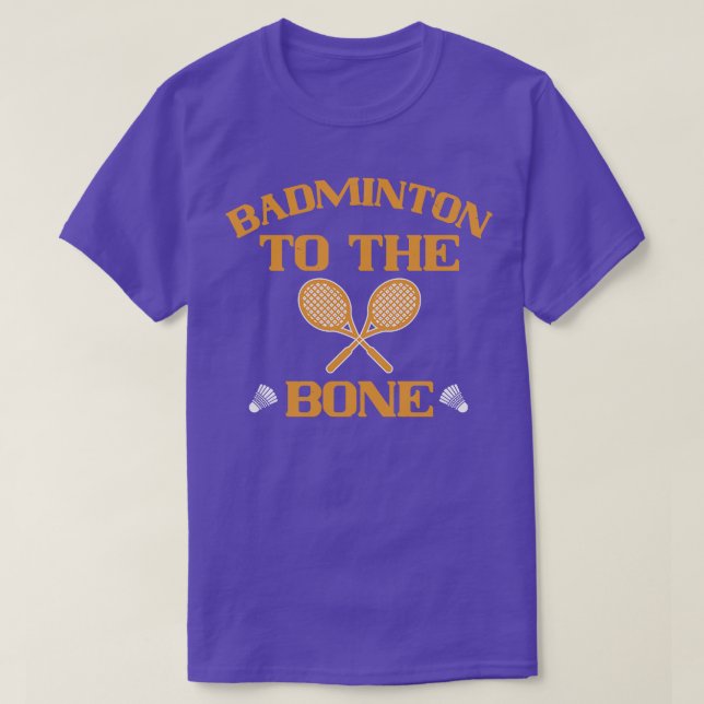 Badminton Badminton mot benet T Shirt (Design framsida)