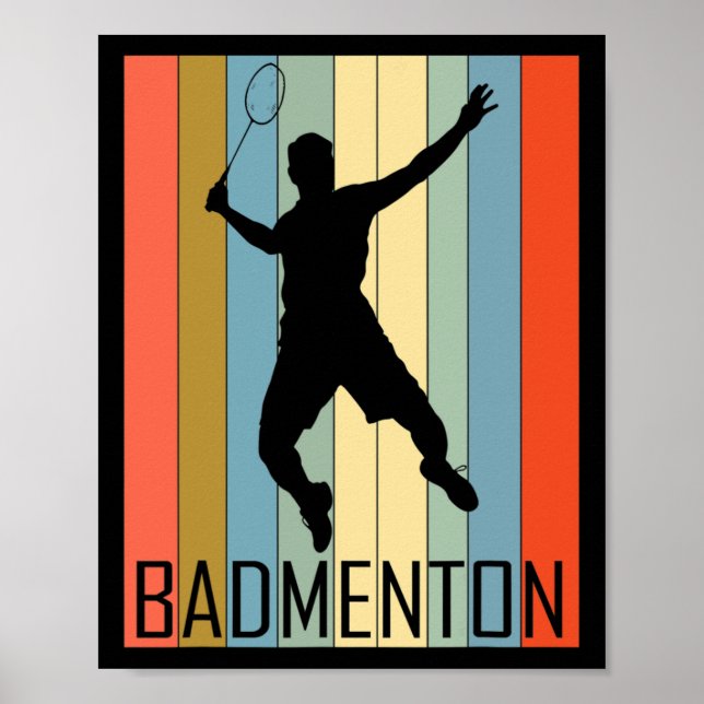 Badminton - Badminton Player Poster (Framsidan)
