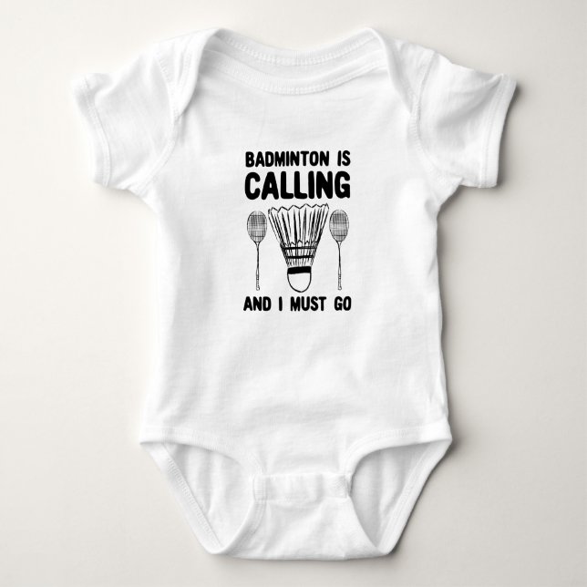 Badminton - Badminton ropar T Shirt (Framsida)