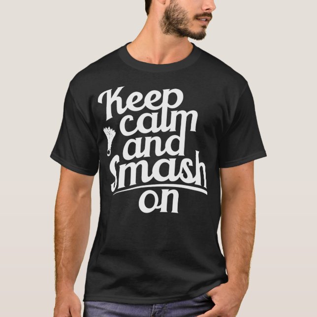 Badminton badminton tränare badminton play t shirt (Framsida)