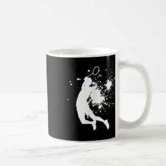 Badminton Badmintonspelare Herr Squash Fjäderboll Kaffemugg