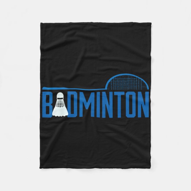 Badminton Birdie Shuttle for Badminton Player Mana Fleecefilt (Framsidan)