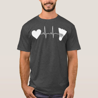 Badminton Boll Heartslag 1 T Shirt