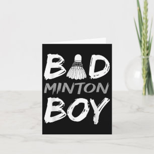 Badminton Boy - Kärlek Badminton Bad Minton Boy Ma Kort