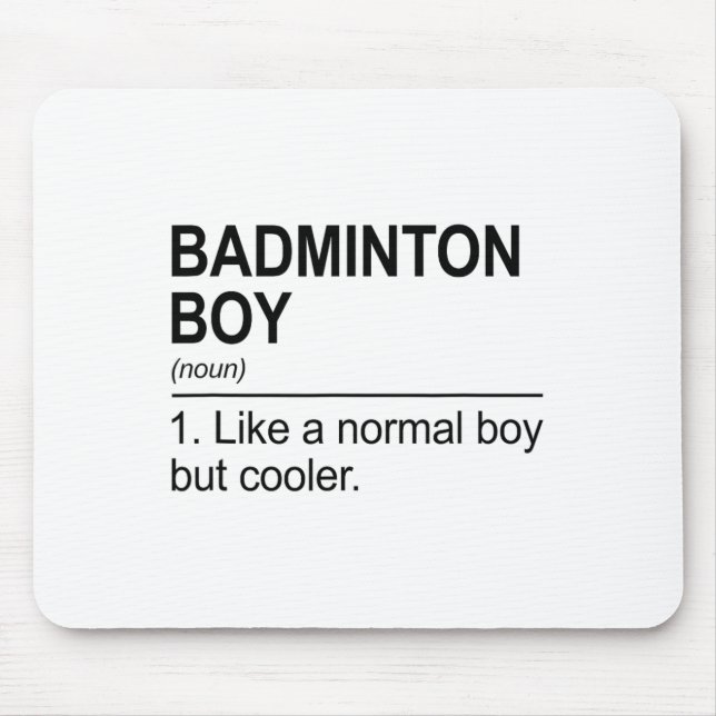 Badminton Boy Noun Definition Shuttle Badminton Pl Musmatta (Framsidan)