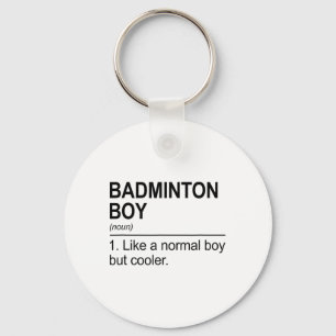 Badminton Boy Noun Definition Shuttle Badminton Pl Nyckelring