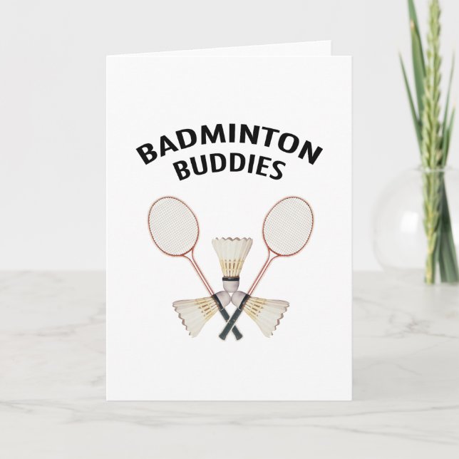 Badminton Buddies Kort (Framsida)