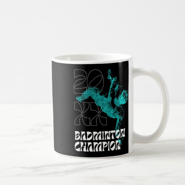 Badminton Champion Racket Shuttle Tournament Winne Kaffemugg (Höger)