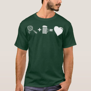 Badminton Cheers Mugg från Beer Idrottsman Gift Id T Shirt