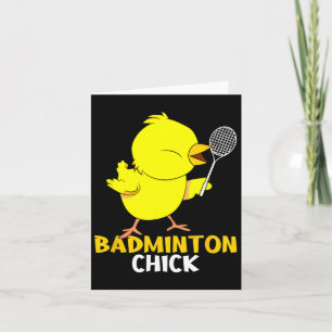 Badminton Chick Chicken Birdie Women Badminton Kort