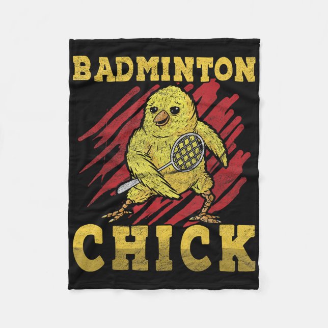Badminton Chick  Fleecefilt (Framsidan)