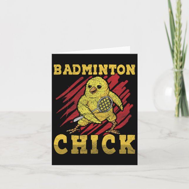 Badminton Chick Kort (Framsida)