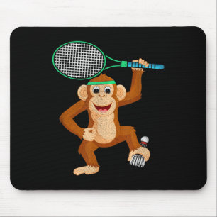 Badminton Chimpanzee Animal Sport Humor Shirt Gift Musmatta