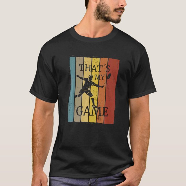 Badminton citerar Badminton Player T Shirt (Framsida)