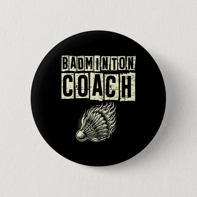 Badminton Coach Shuttle Racket Knapp (Framsida)