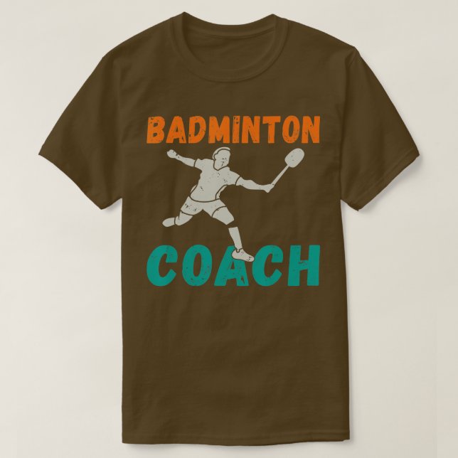 Badminton Coach T Shirt (Design framsida)
