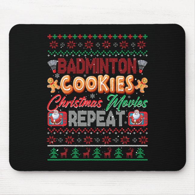Badminton Cookies julfilmer Repeat Sweater Musmatta (Framsidan)