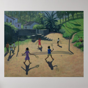 Badminton Coonoor Indien Poster