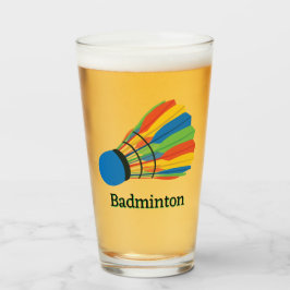 Badminton-design glaskopp