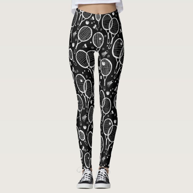 BADMINTON Design Leggings (Framsida)