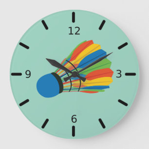 Badminton Design Stor Klocka