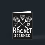 Badminton det är Racket Science Kort<br><div class="desc">Badminton det är Racket Science</div>