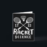 Badminton det är Racket Science Kort<br><div class="desc">Badminton det är Racket Science</div>