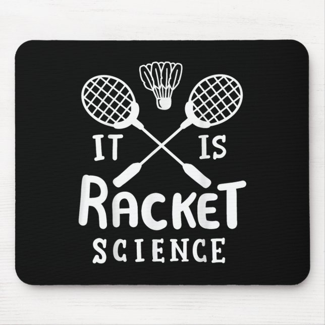 Badminton det är Racket Science Musmatta (Framsidan)